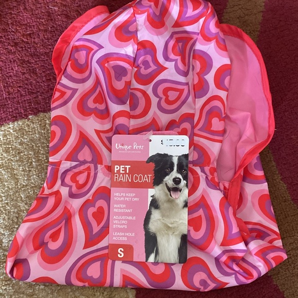 🆕UNIQUE PETZ:Dog Raincoat❤️Size S (French Bull Dog, Dachshund, Pug) - Picture 7 of 7